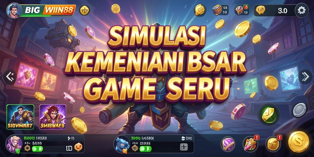 Screenshot utama menampilkan gameplay seru BIGWIN88.
