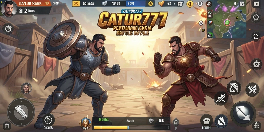Gameplay seru Battle Royale di CATUR777 dengan aksi mendebarkan.