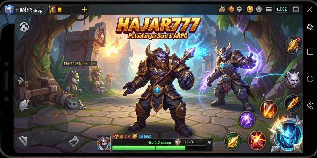 Tangkapan layar menunjukkan gameplay seru dalam HAJAR777.