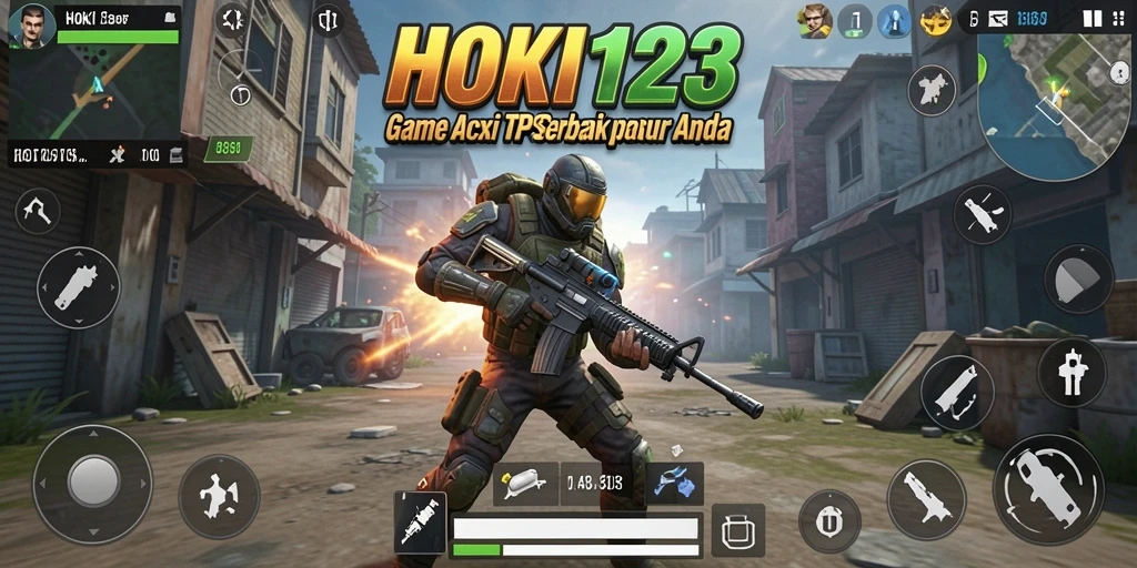 Tangkapan layar HOKI123 menampilkan aksi seru dalam permainan TPS.
