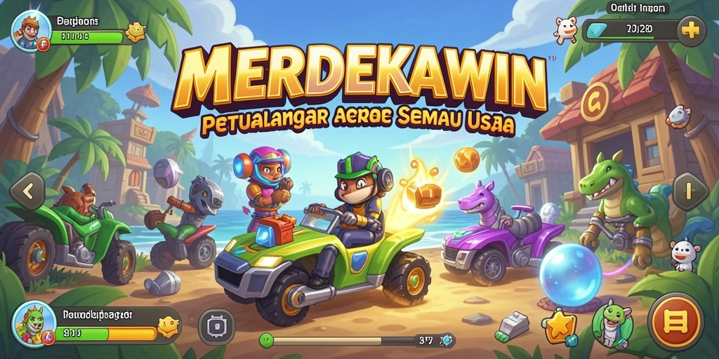 Tampilan gameplay seru dari MERDEKAWIN yang mengasyikkan.