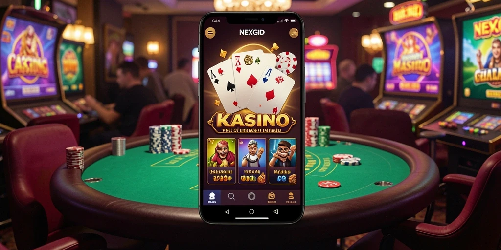 Tangkapan layar NEXGID menunjukkan gameplay kasino yang seru dan mendebarkan.