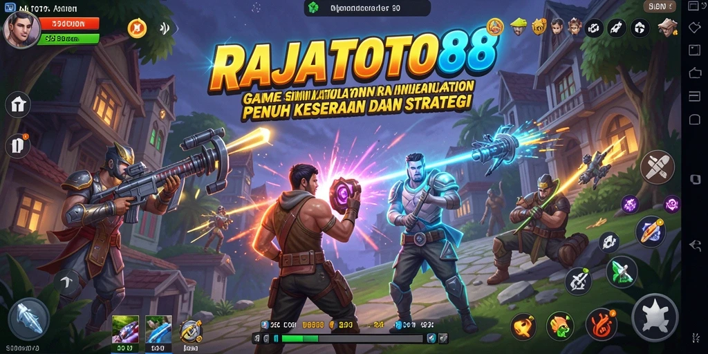 Tampilan gameplay menarik dari RAJATOTO88 yang menampilkan strategi dan simulasi.
