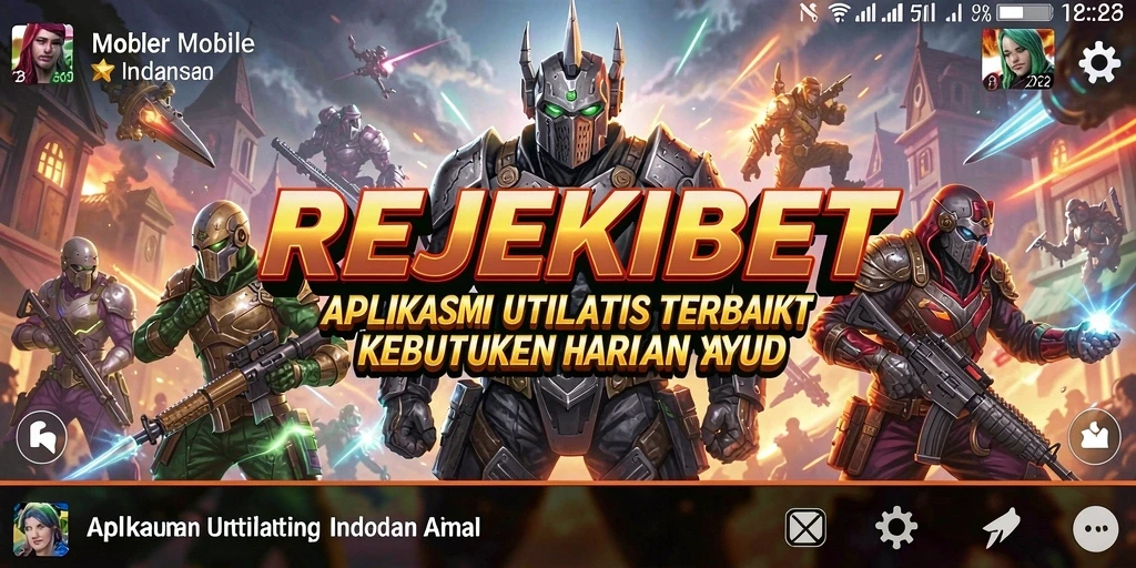 Antarmuka pengguna REJEKIBET yang intuitif dan menarik.
