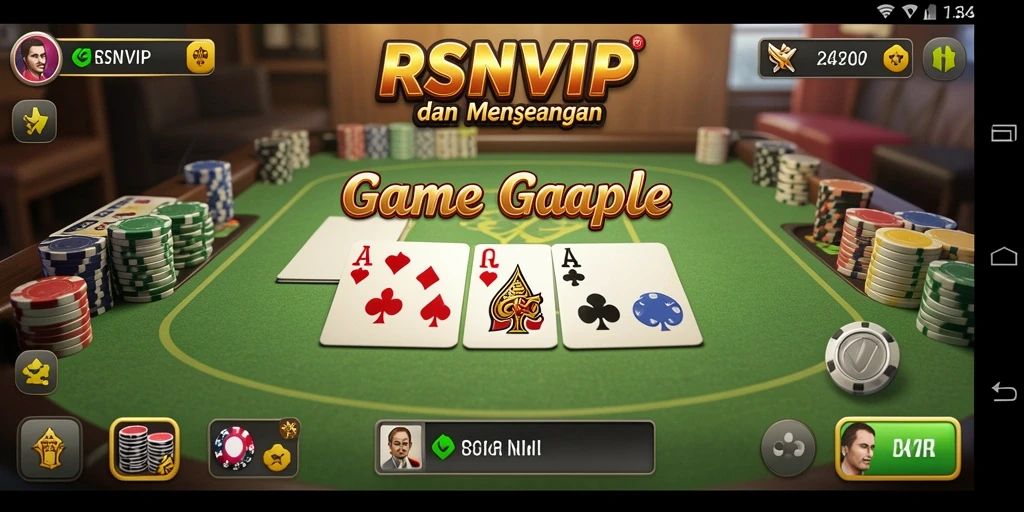 Tampilan gameplay RSNVIP yang seru dan interaktif.