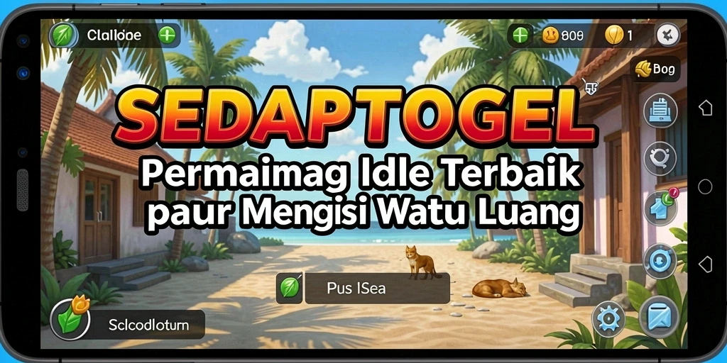 Tampilan menarik SEDAPTOGEL menampilkan gameplay Idle yang seru.