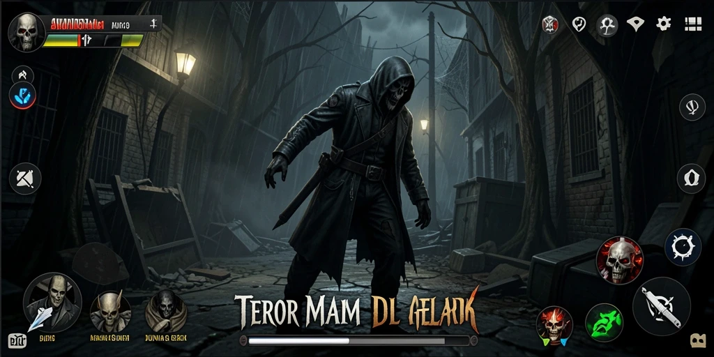 Tangkapan layar utama SVIP5 menampilkan atmosfer menyeramkan dan gameplay menegangkan.